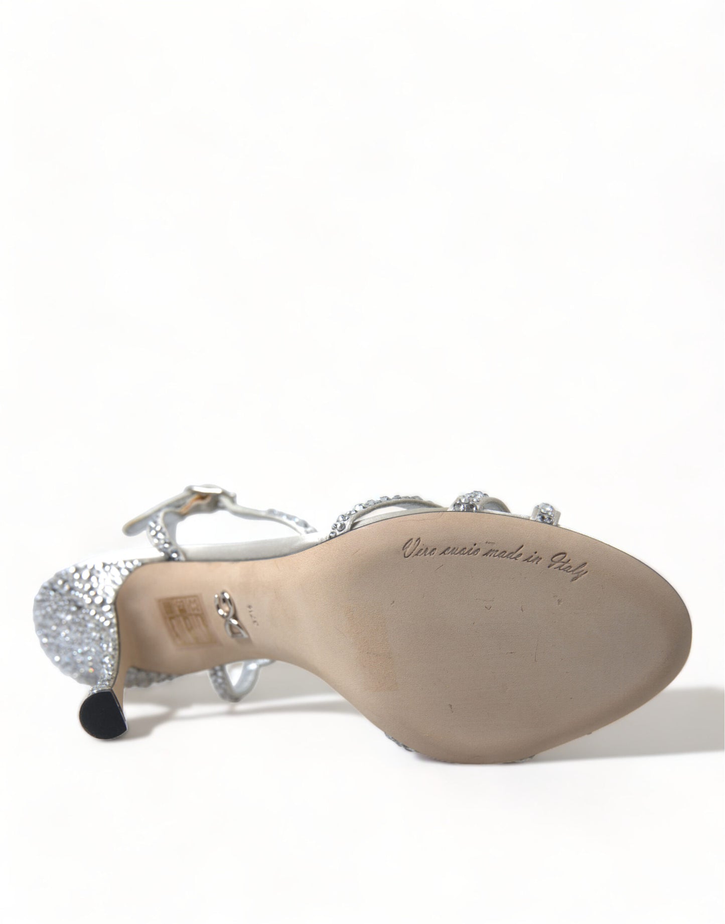 Dolce & Gabbana Sandalias elegantes con tacones adornados con cristales