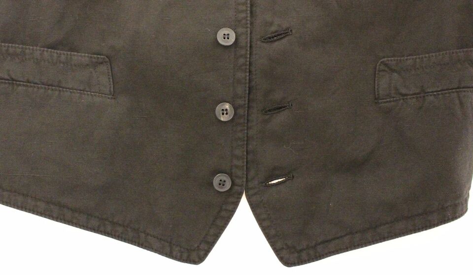 Dolce & Gabbana Chaleco de vestir elegante en mezcla de algodón negro