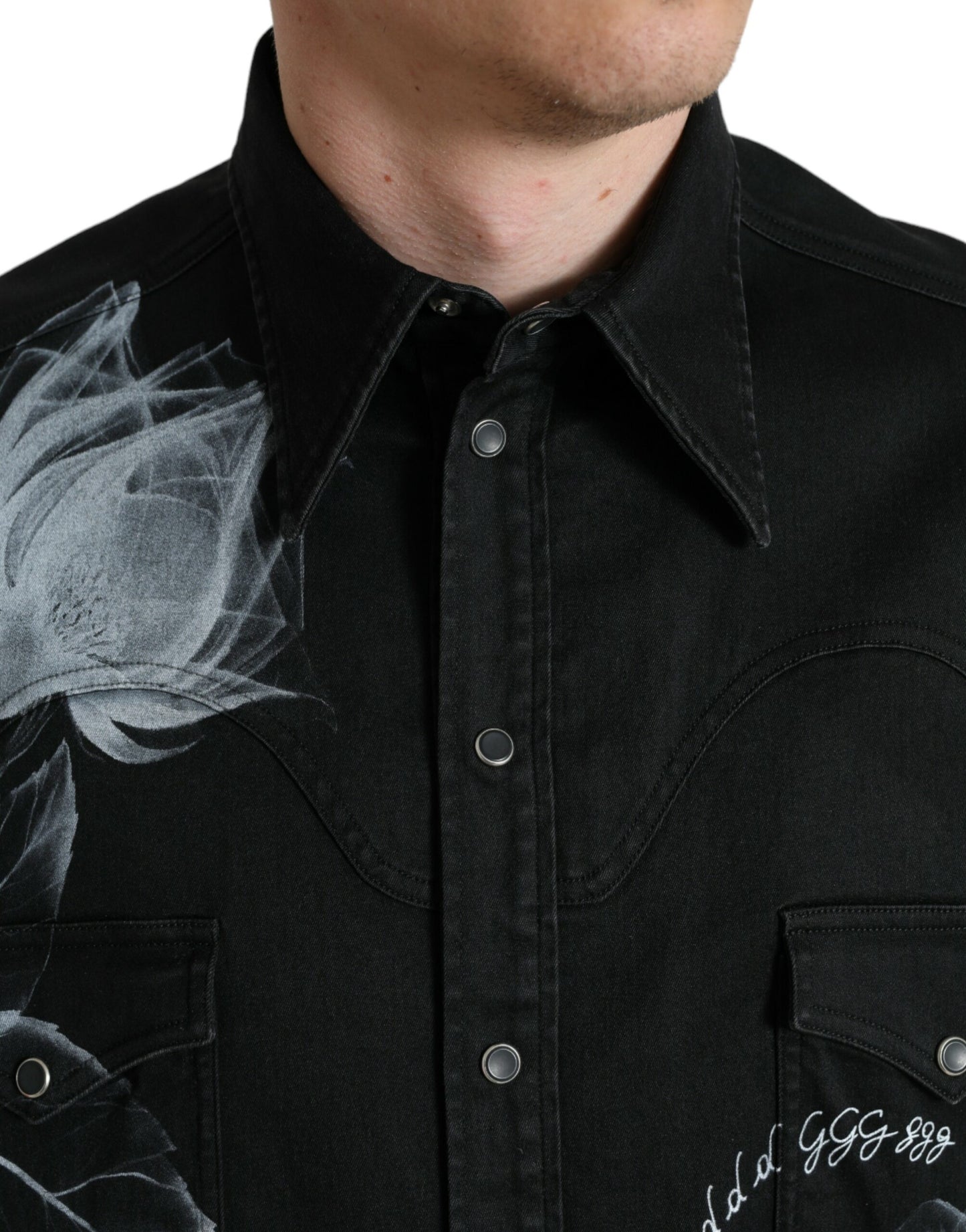 Dolce & Gabbana Camisa de vestir elegante con estampado floral