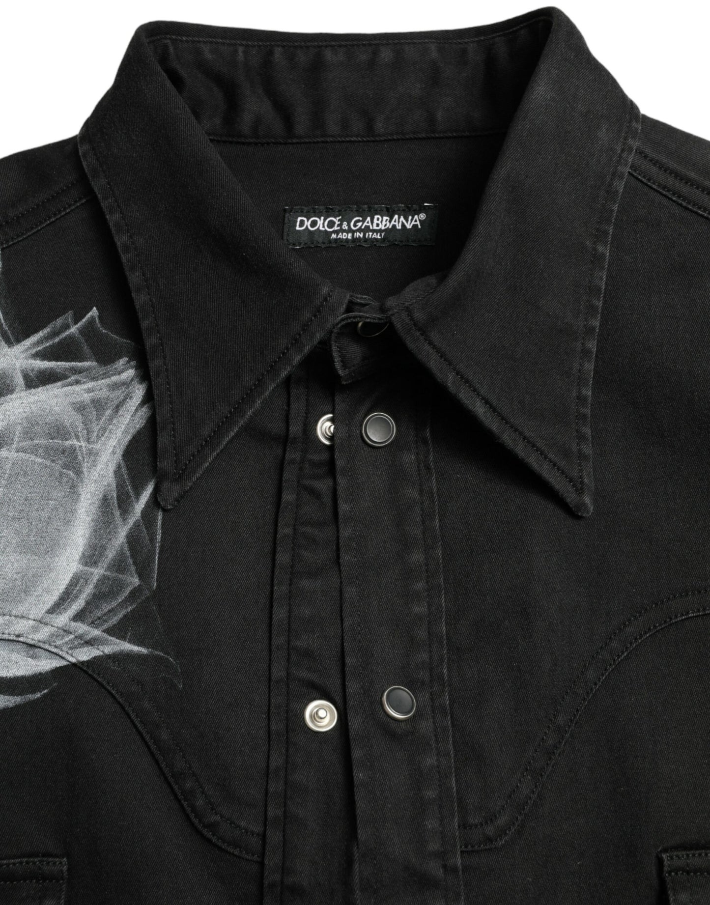 Dolce & Gabbana Camisa de vestir elegante con estampado floral