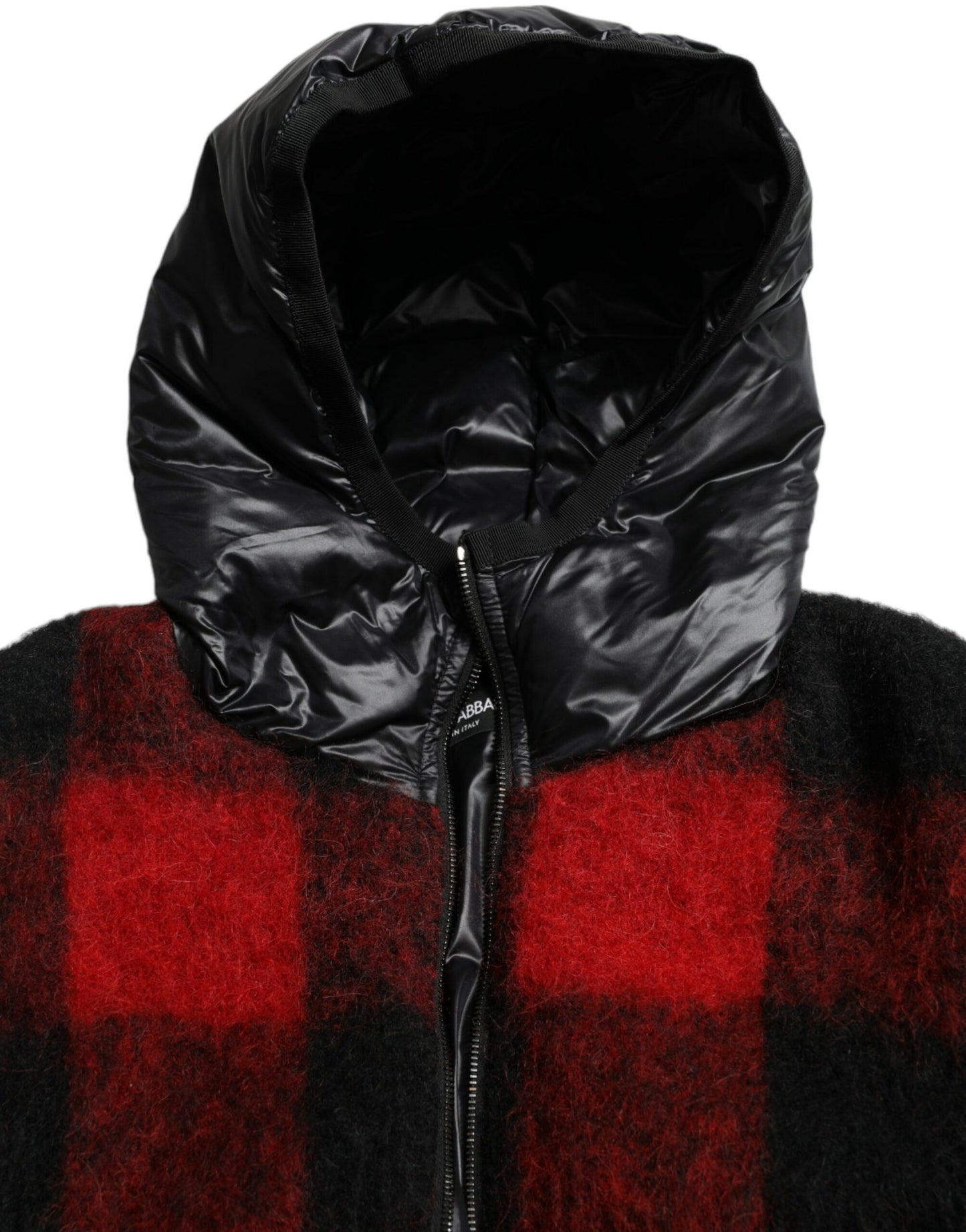 Dolce & Gabbana Elegante chaqueta poncho a cuadros Buffalo