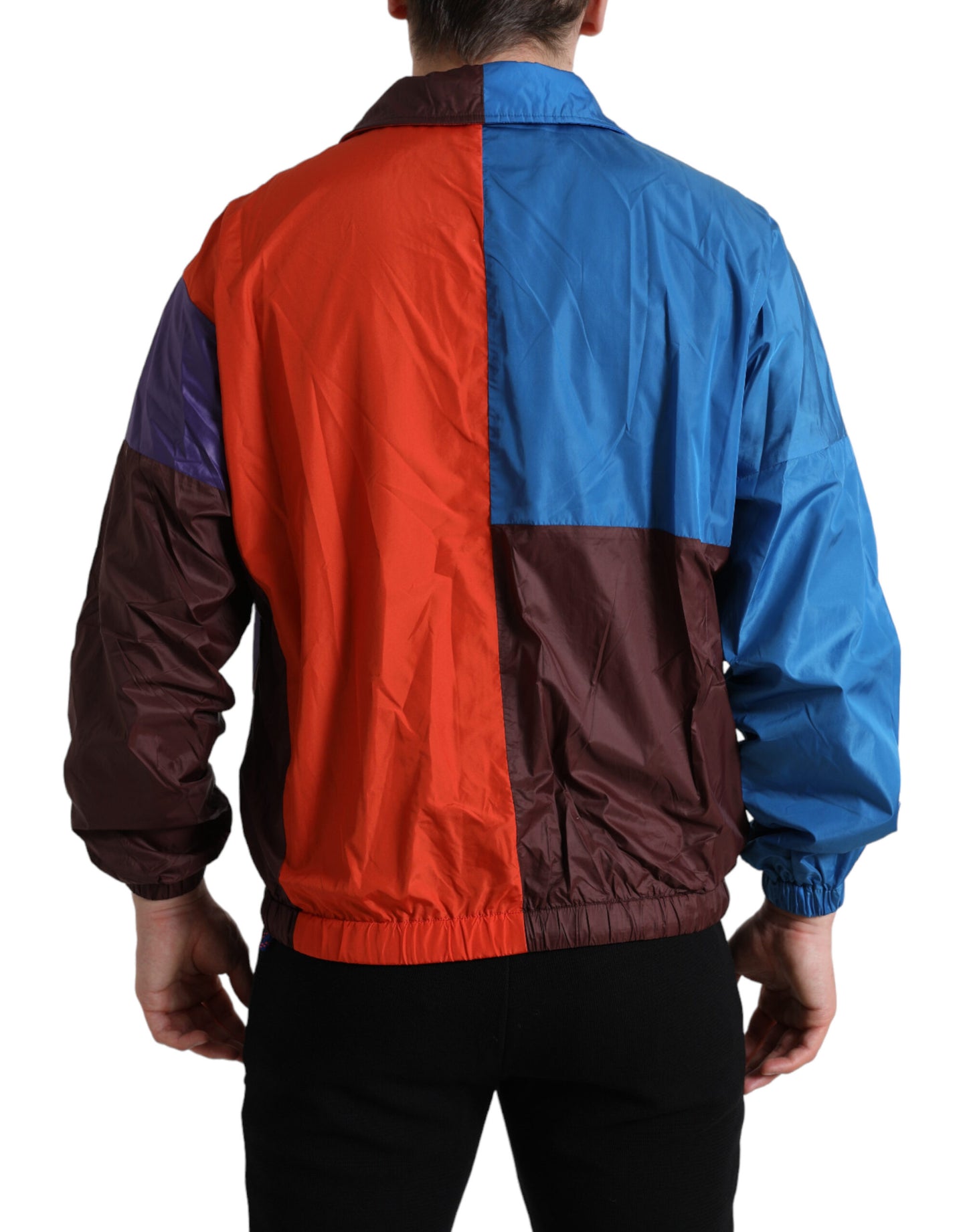 Dolce & Gabbana Chaqueta cortavientos de tejido técnico multicolor