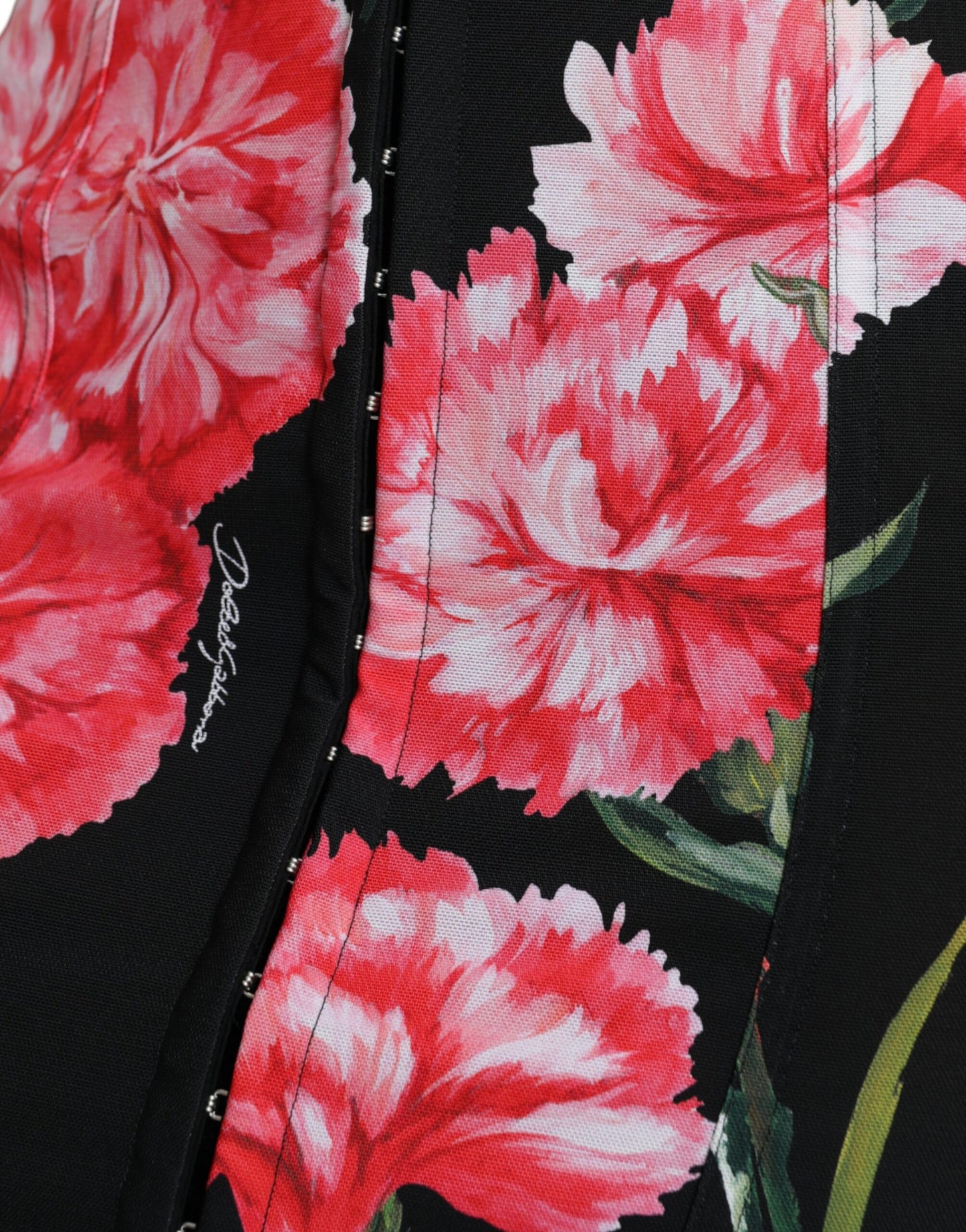 Dolce & Gabbana Falda lápiz de cintura alta con estampado floral