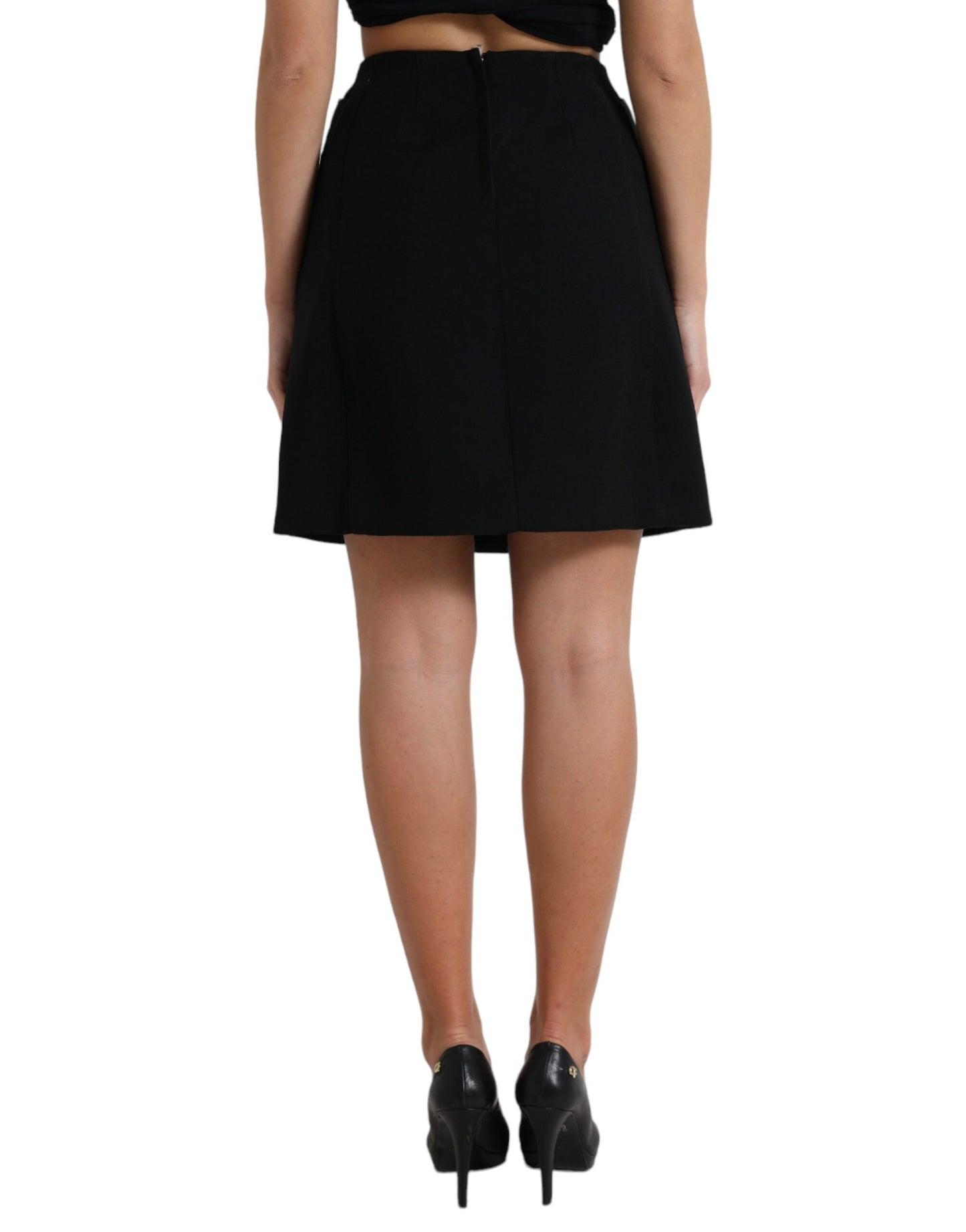 Dolce & Gabbana Minifalda elegante de cintura alta y corte A