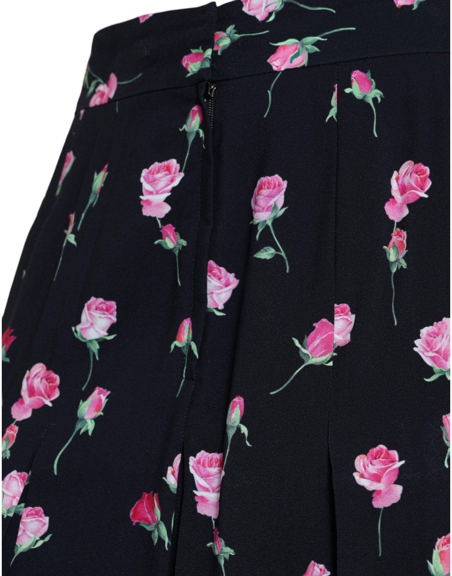 Dolce & Gabbana Falda elegante floral acampanada hasta la rodilla