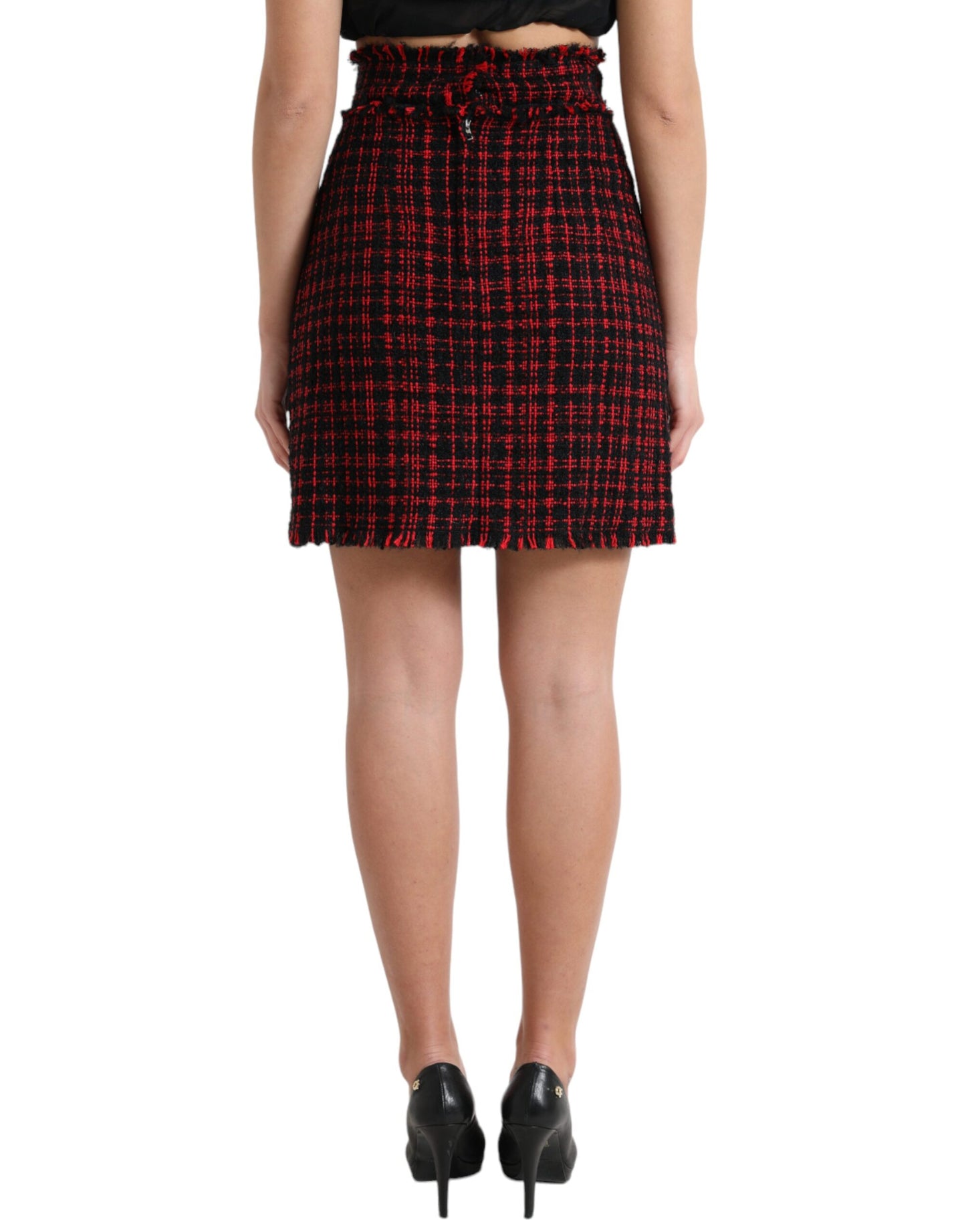 Dolce & Gabbana Minifalda tentadora de cintura alta de tartán