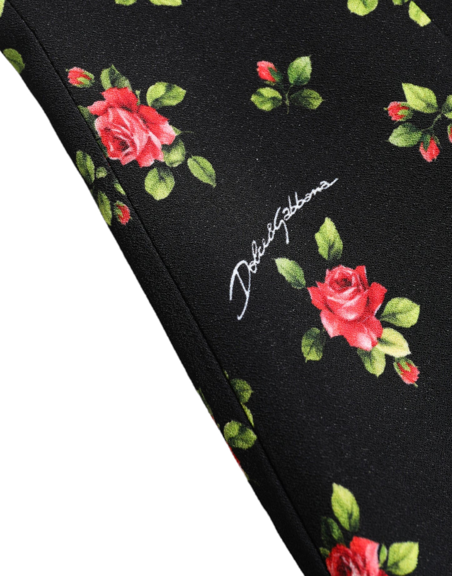 Dolce & Gabbana Top elegante en mezcla de seda floral