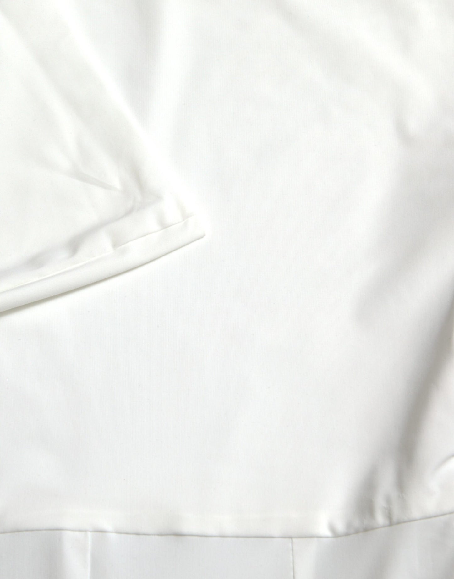Dolce & Gabbana Elegante vestido mono blanco sin tirantes