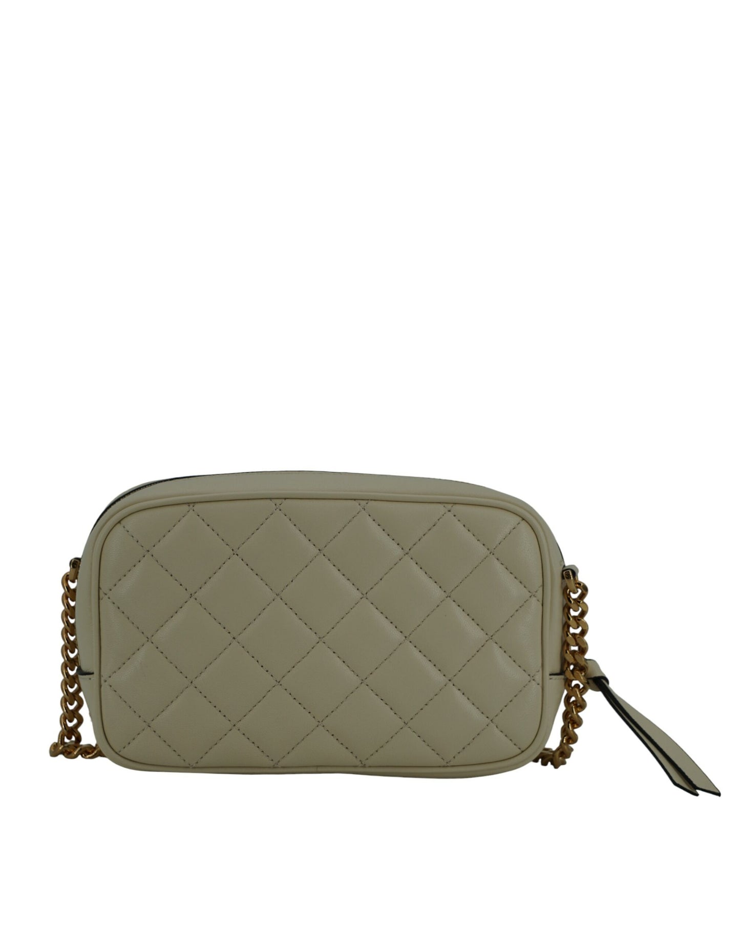 Versace Elegant White Lamb Leather Camera Bag – par Versace | Disponible sur Sandy Store ByNet