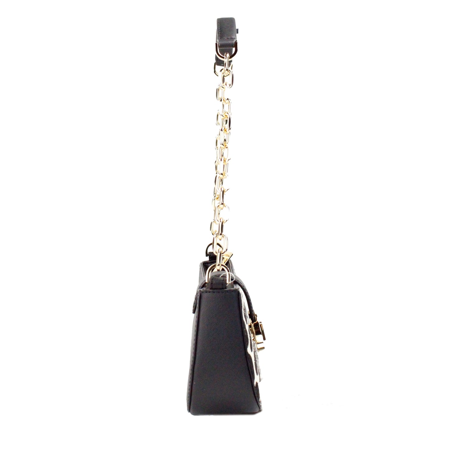 Michael Kors Carmen Small Black Haircalf Pouchette Shoulder Crossbody Bag – par Michael Kors | Disponible sur Sandy Store ByNet