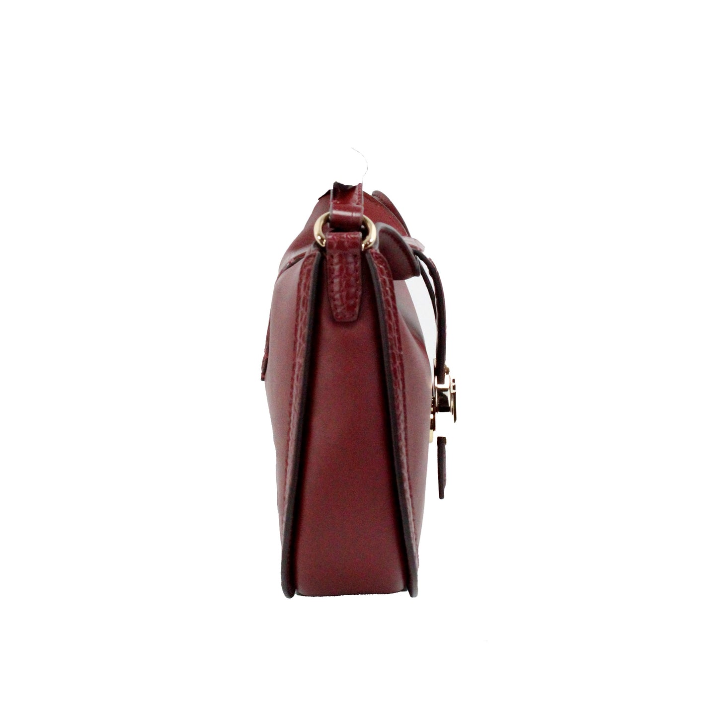Michael Kors Gabby Small Dark Cherry Leather Foldover Hobo Crossbody Bag – par Michael Kors | Disponible sur Sandy Store ByNet