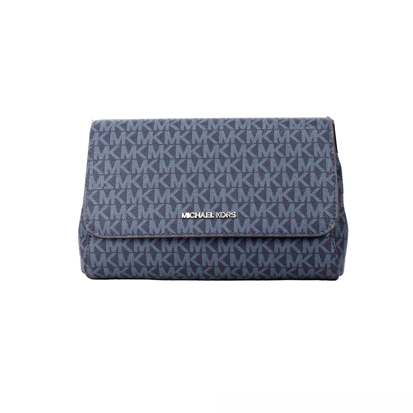Michael Kors Jet Set Medium Navy Blue PVC Convertible Pouchette Crossbody Bag – par Michael Kors | Disponible sur Sandy Store ByNet