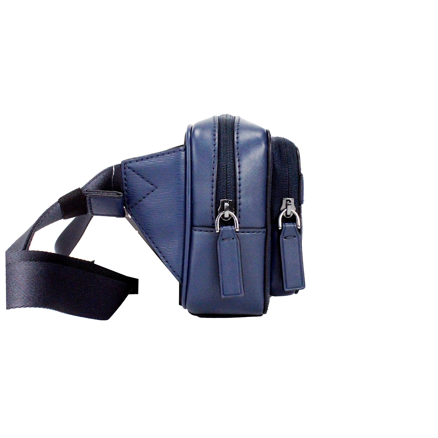 Michael Kors Cooper Small Navy Blue Smooth Leather Double Zip Belt Bag – par Michael Kors | Disponible sur Sandy Store ByNet