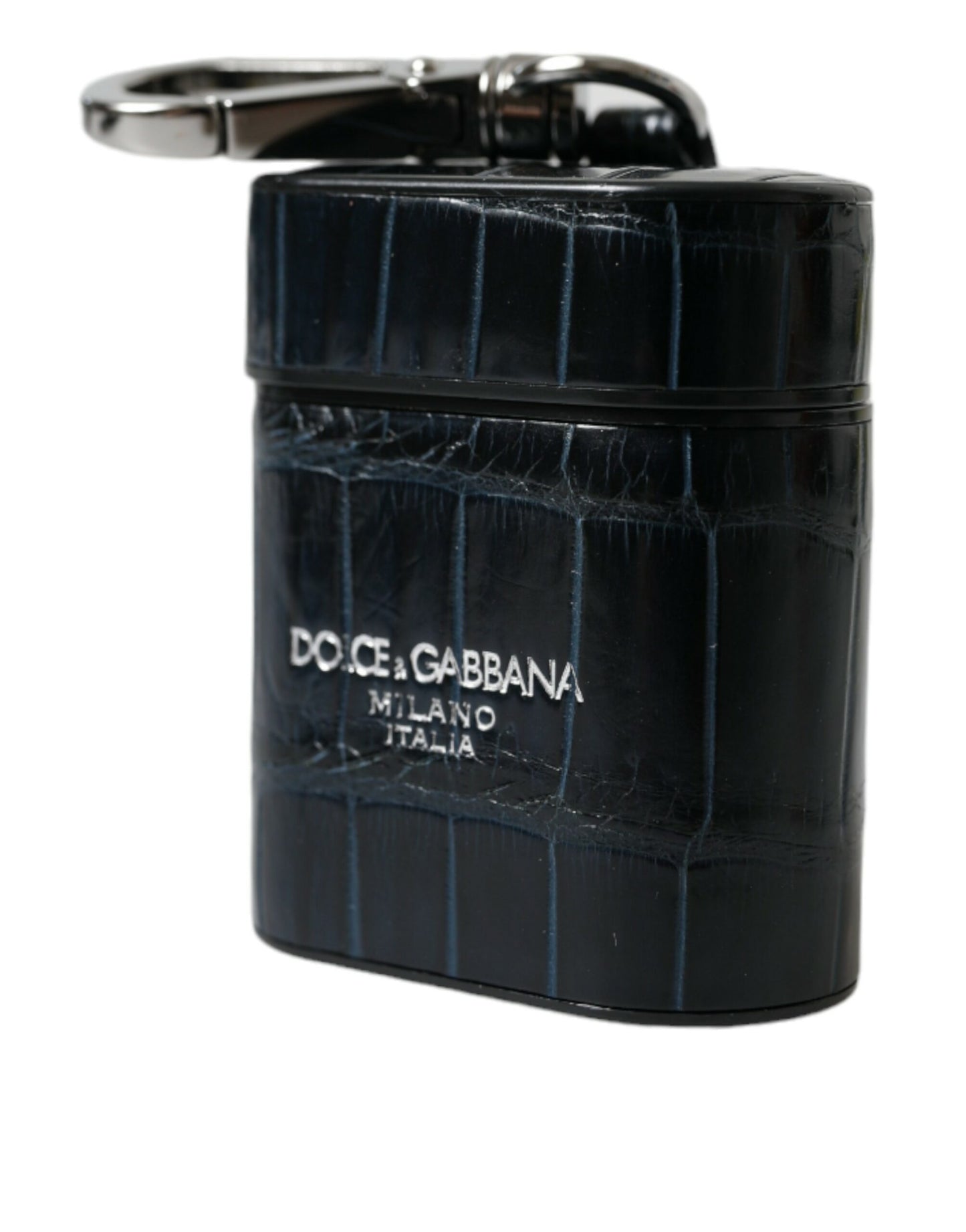 Dolce & Gabbana Elegante funda para Airpods de piel de cocodrilo