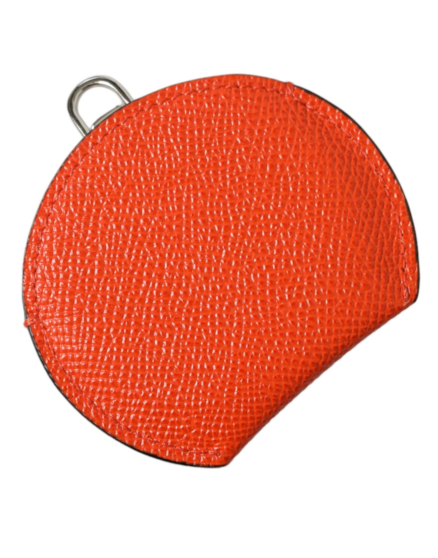 Dolce & Gabbana Elegante soporte para espejo de cuero naranja