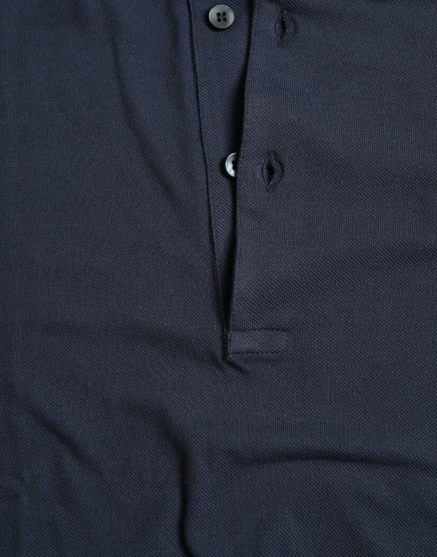 Dolce & Gabbana Blue Crown Patch Cotton Collared Men Polo T-shirt