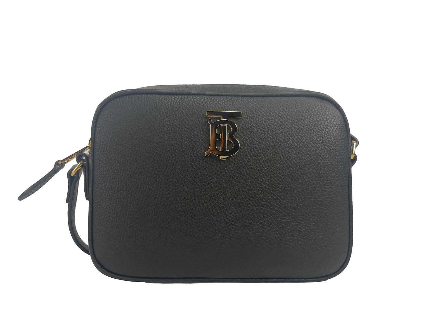 Petit sac bandoulière en cuir avec logo TB pour appareil photo Burberry