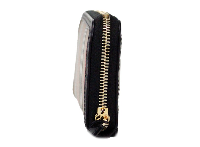 Burberry Ellerby Black Leather Icon Stripe Canvas Zip Around Continental Wallet – par Burberry | Disponible sur Sandy Store ByNet