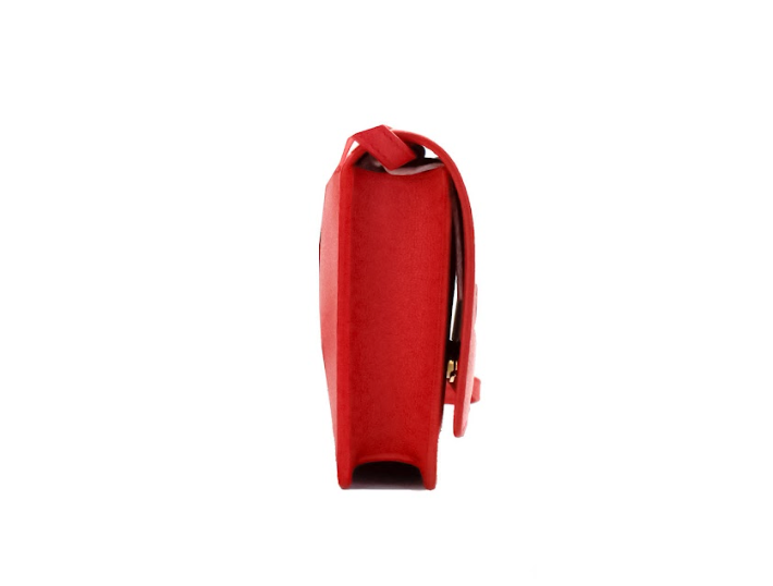 Burberry Hampshire Small Red Embossed Logo Smooth Leather Crossbody Bag – par Burberry | Disponible sur Sandy Store ByNet