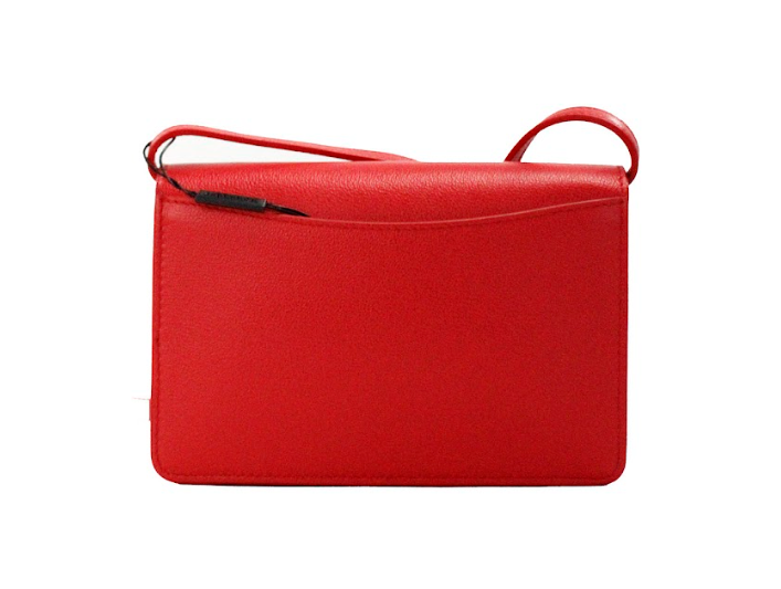 Burberry Hampshire Small Red Embossed Logo Smooth Leather Crossbody Bag – par Burberry | Disponible sur Sandy Store ByNet