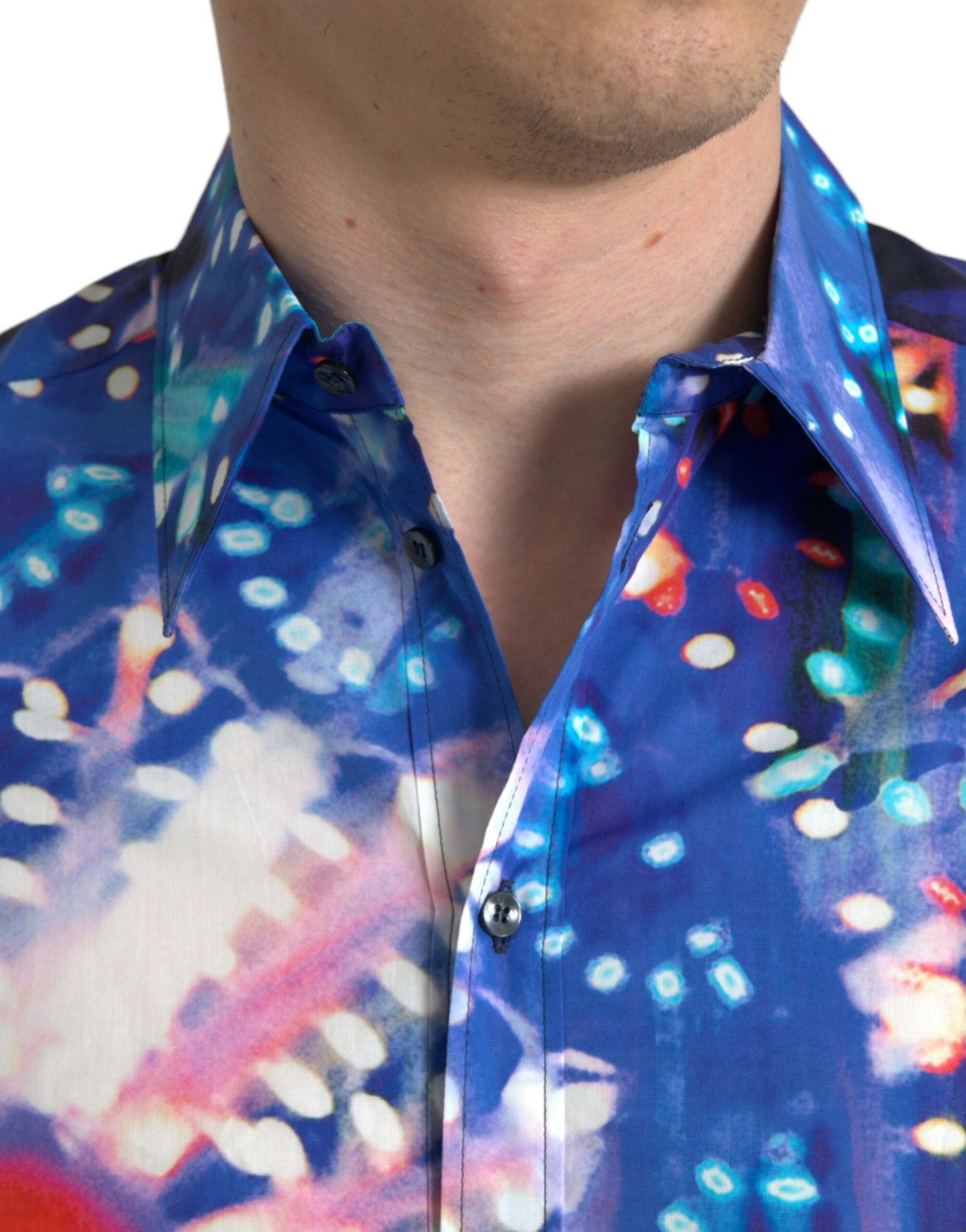 Dolce & Gabbana Camisa MARTINI slim multicolor Luminarie