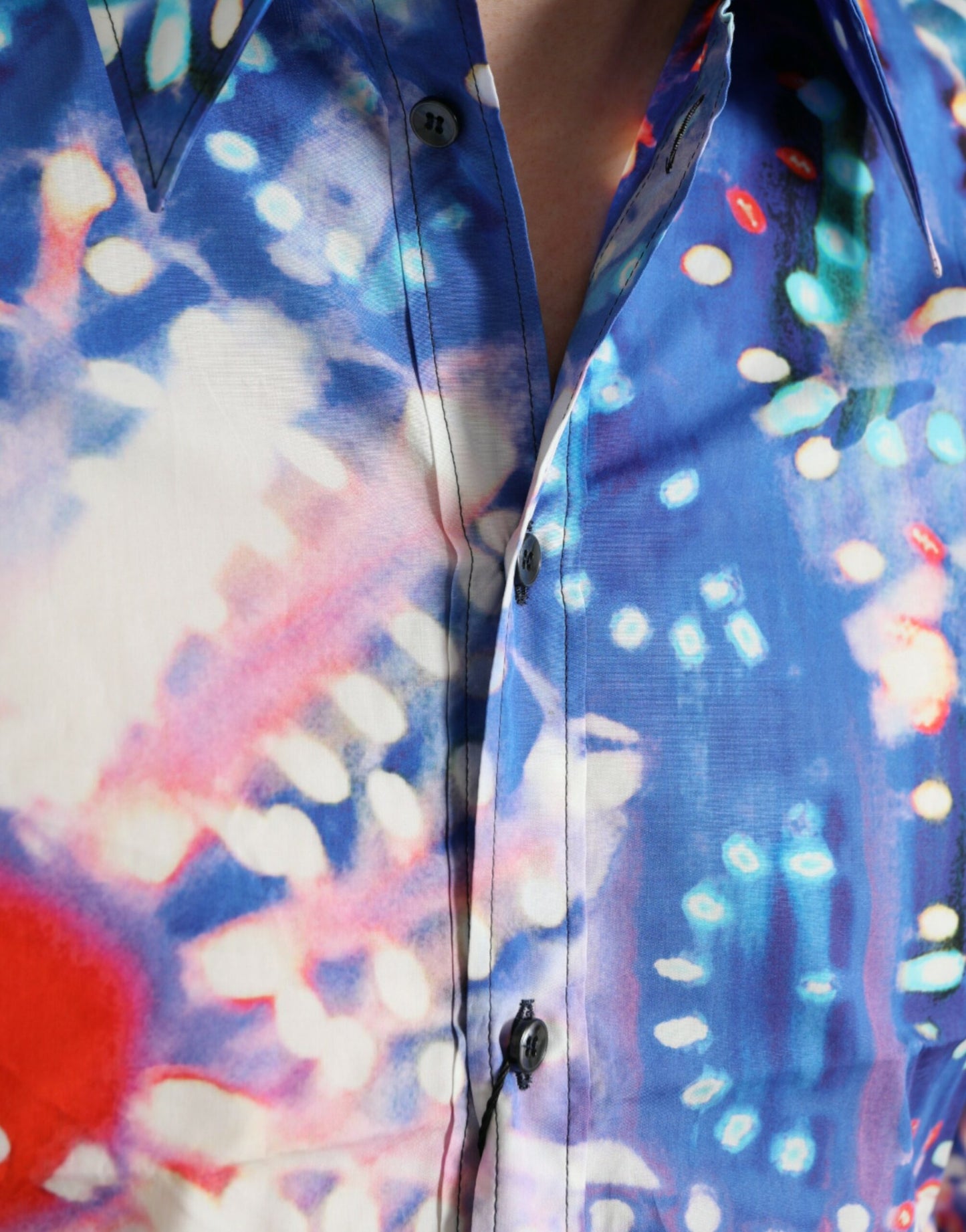 Dolce & Gabbana Camisa MARTINI slim multicolor Luminarie