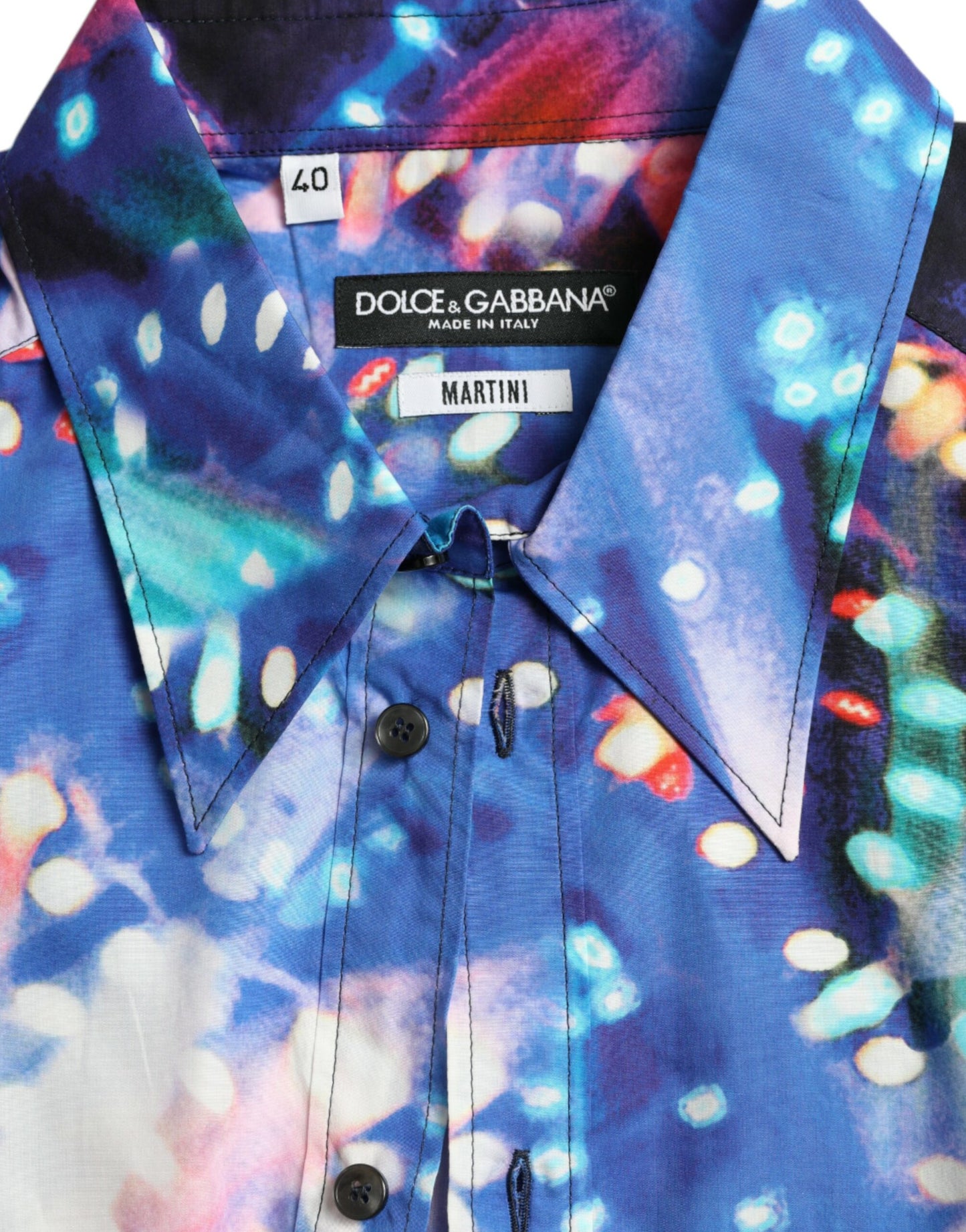 Dolce & Gabbana Camisa MARTINI slim multicolor Luminarie