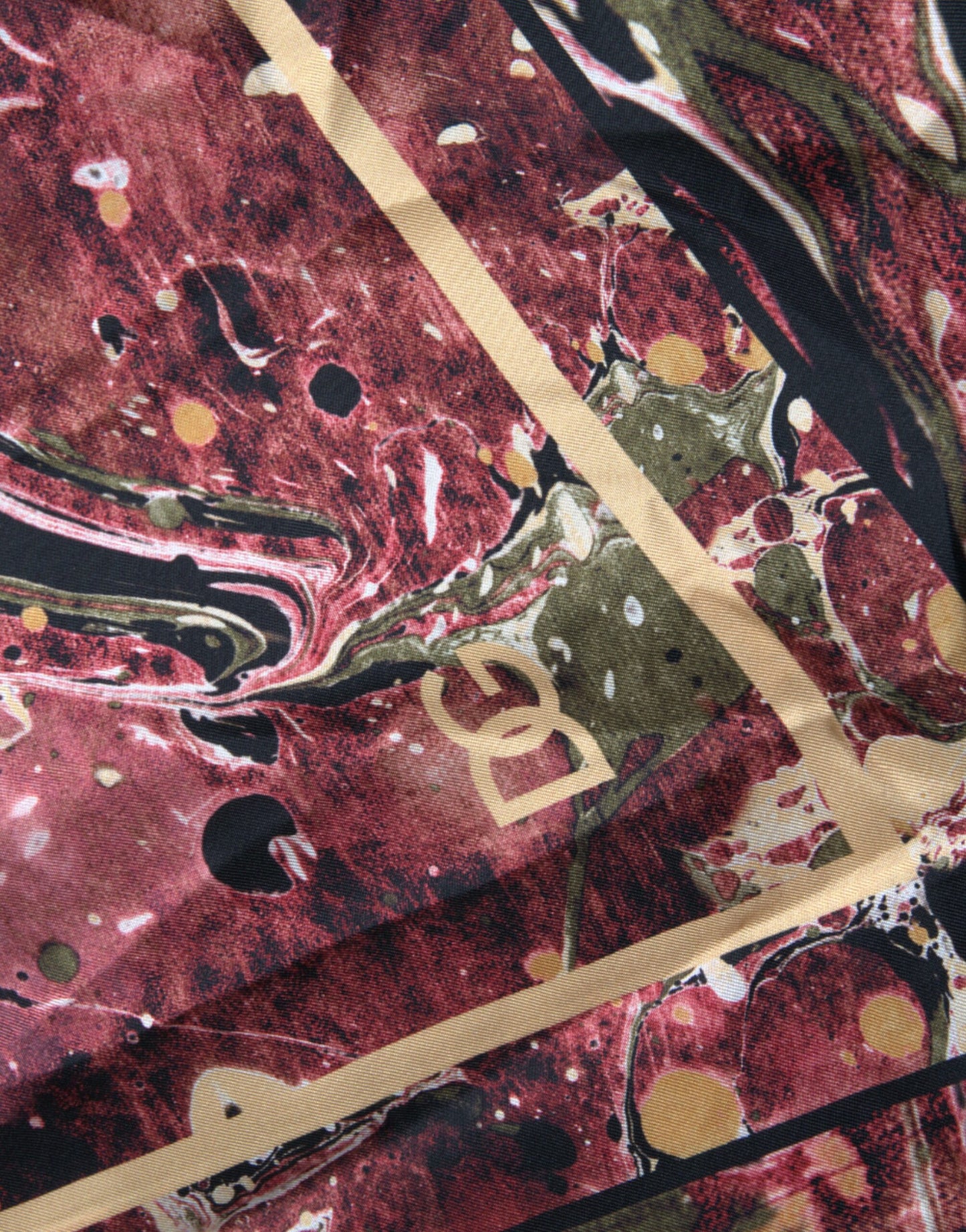 Dolce & Gabbana Camisa de seda con botones multicolor