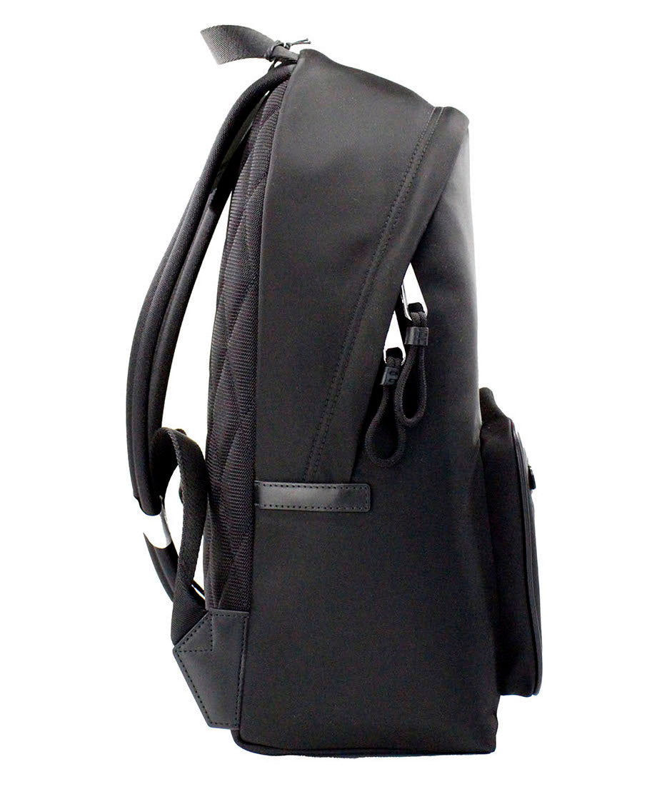 Burberry Abbeydale Branded Stamp Black Nylon Backpack Shoulder Bookbag – par Burberry | Disponible sur Sandy Store ByNet