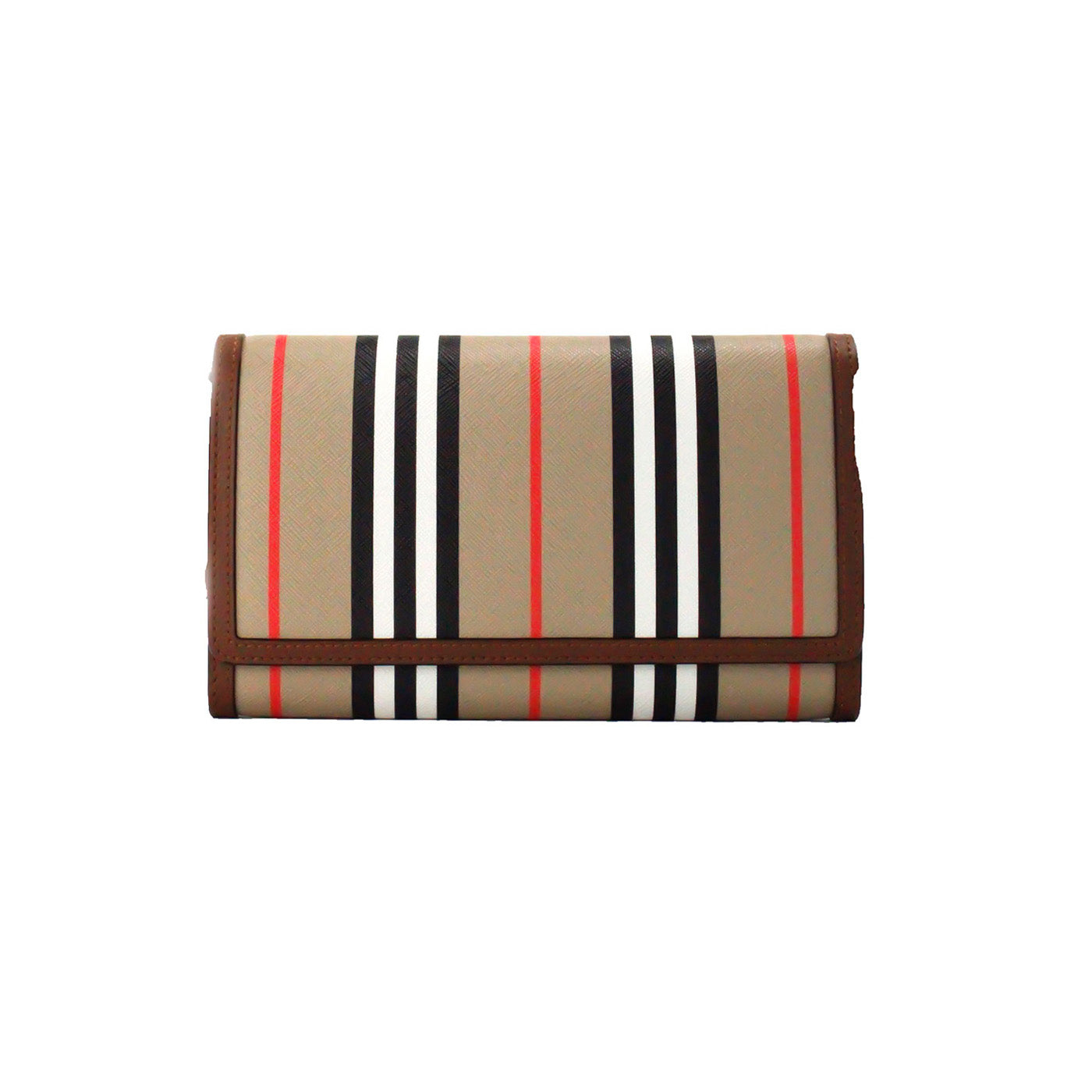 Burberry Hannah Icon Stripe Archive Tan E - Canvas Leather Wallet Crossbody Bag – par Burberry | Disponible sur Sandy Store ByNet