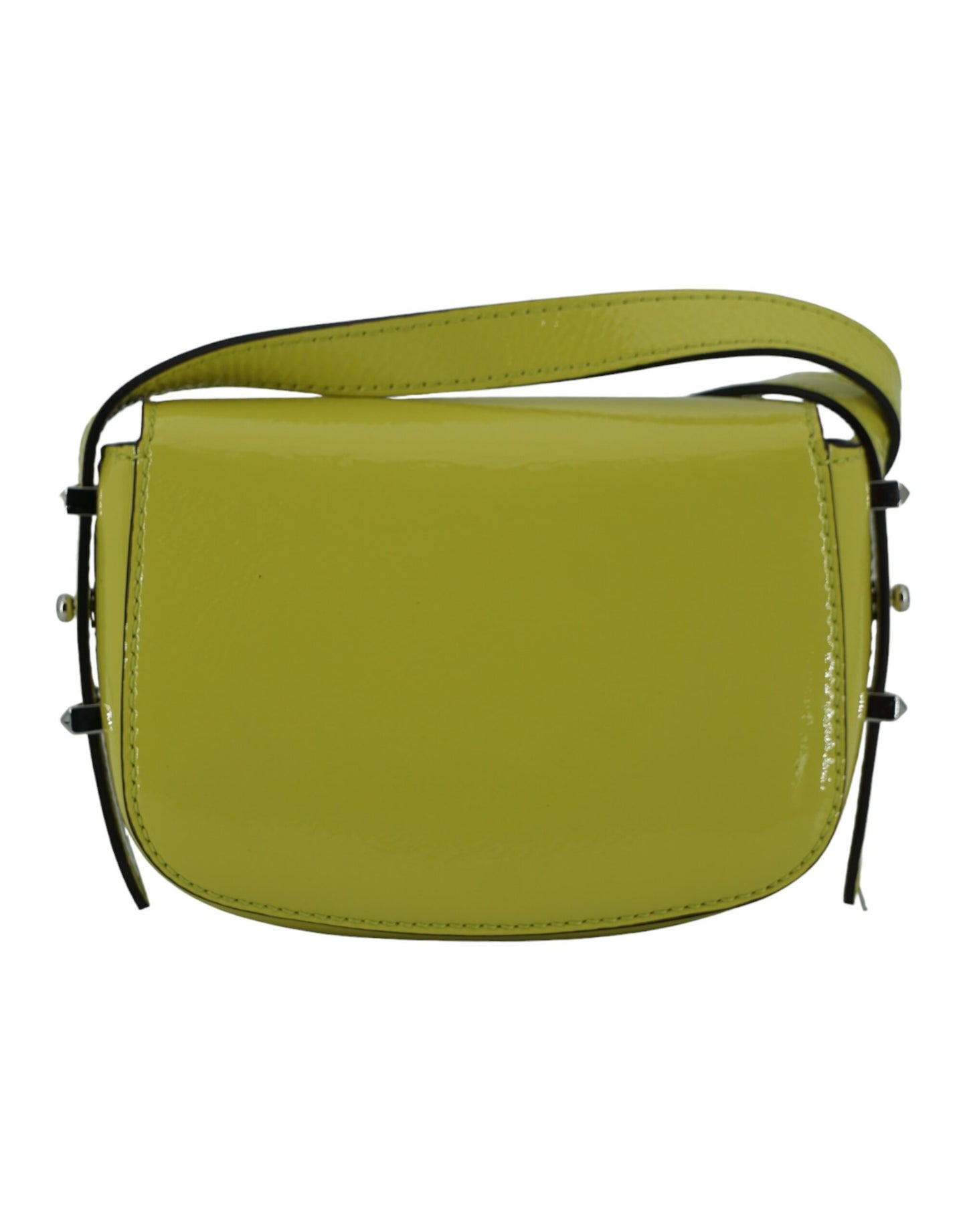 Jimmy Choo Lime Yellow Leather Small Shoulder Bag – par Jimmy Choo | Disponible sur Sandy Store ByNet