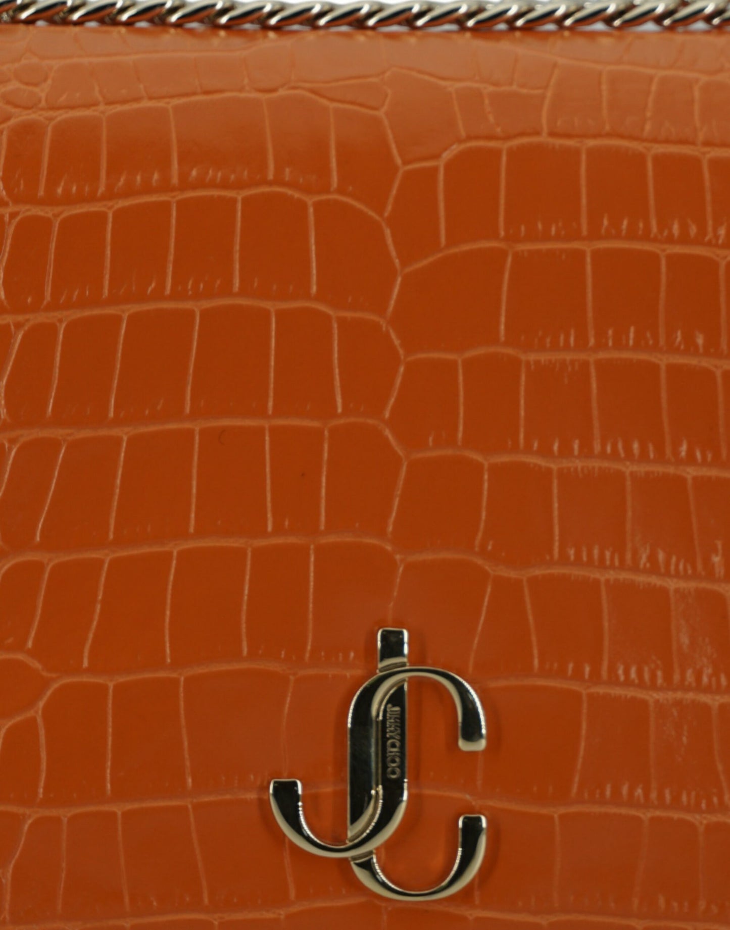 Jimmy Choo Amber Orange Leather Shoulder Bag – par Jimmy Choo | Disponible sur Sandy Store ByNet