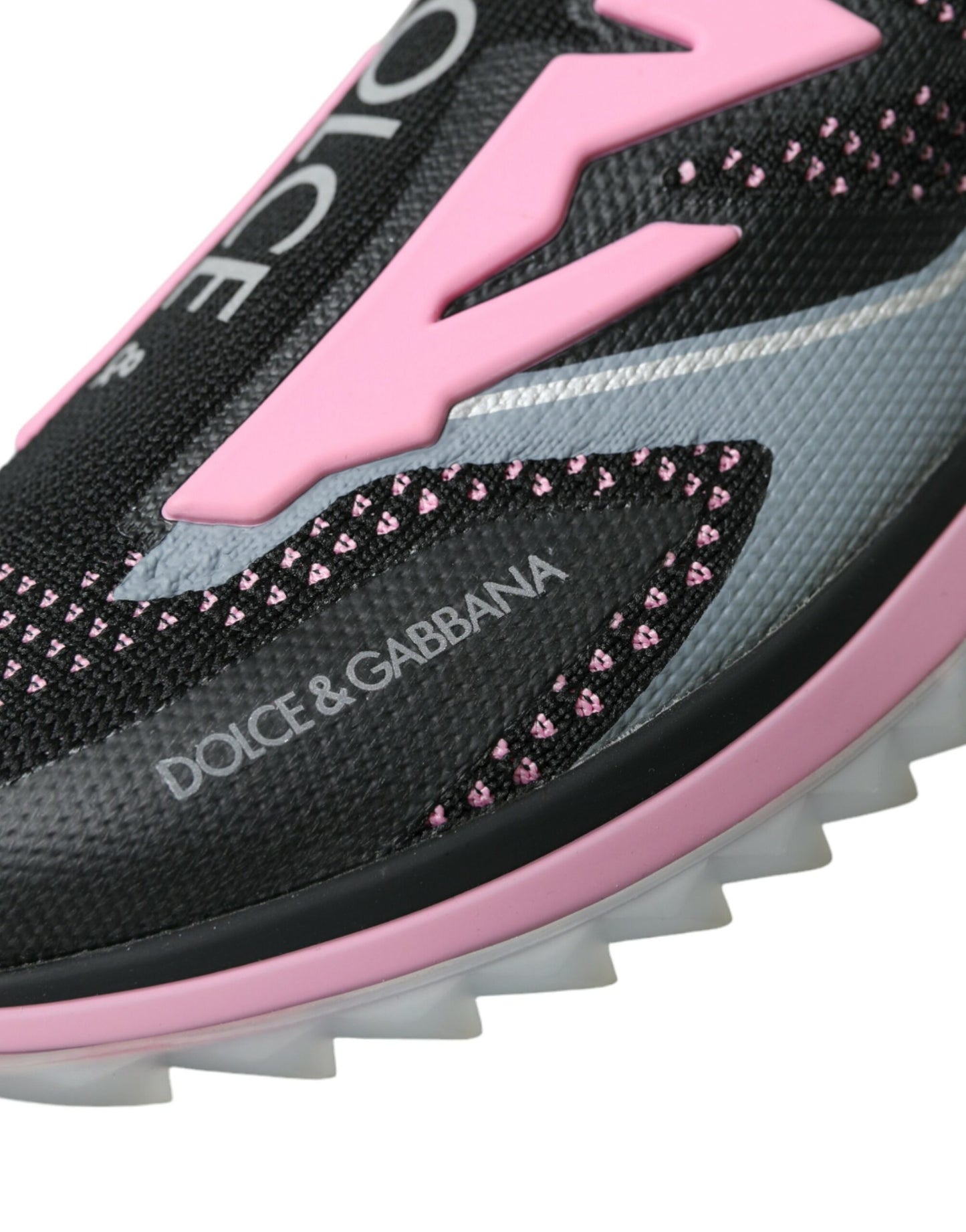 Dolce & Gabbana Zapatillas Sorrento Sin Cordones Negro Rosa Zapatos