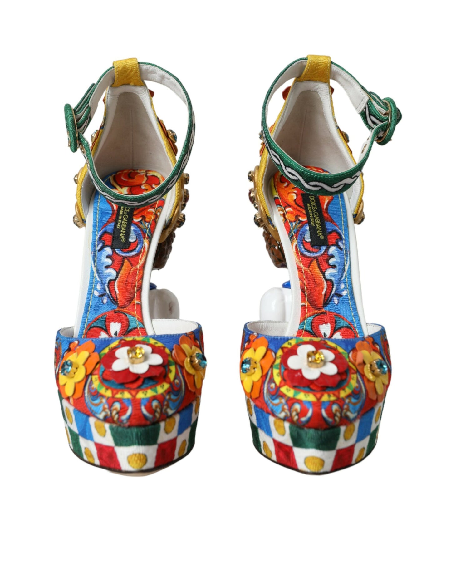 Dolce & Gabbana Sandalias con adornos Carretto multicolor Zapatos