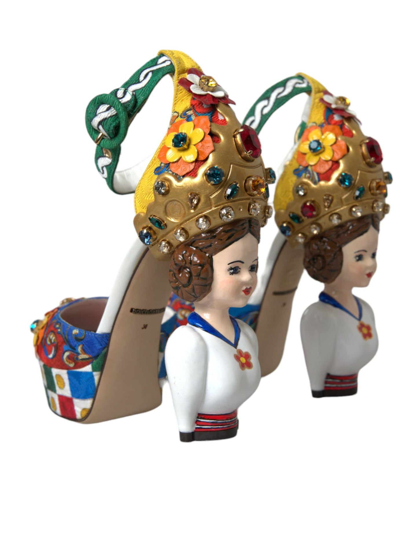 Dolce & Gabbana Sandalias con adornos Carretto multicolor Zapatos