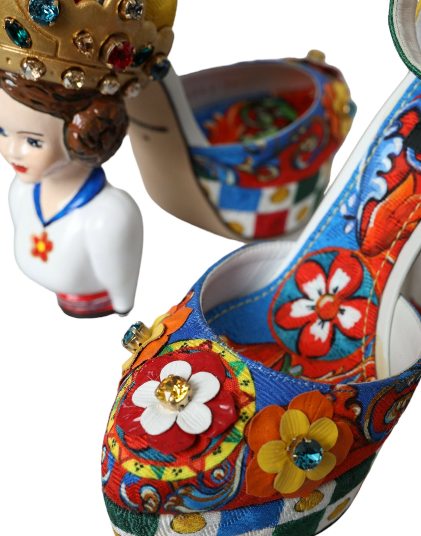 Dolce & Gabbana Sandalias con adornos Carretto multicolor Zapatos