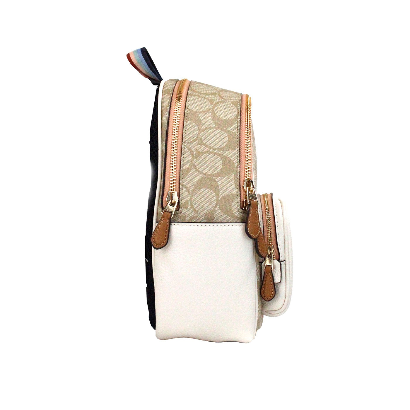 COACH Mini Court Signature Pear Motif Shoulder Backpack Bookbag Bag Chalk Taffy – par COACH | Disponible sur Sandy Store ByNet