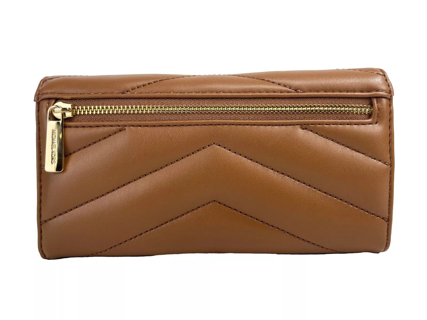 Michael Kors Jet Set Travel Large Quilted Leather Trifold Wallet Brown – par Michael Kors | Disponible sur Sandy Store ByNet