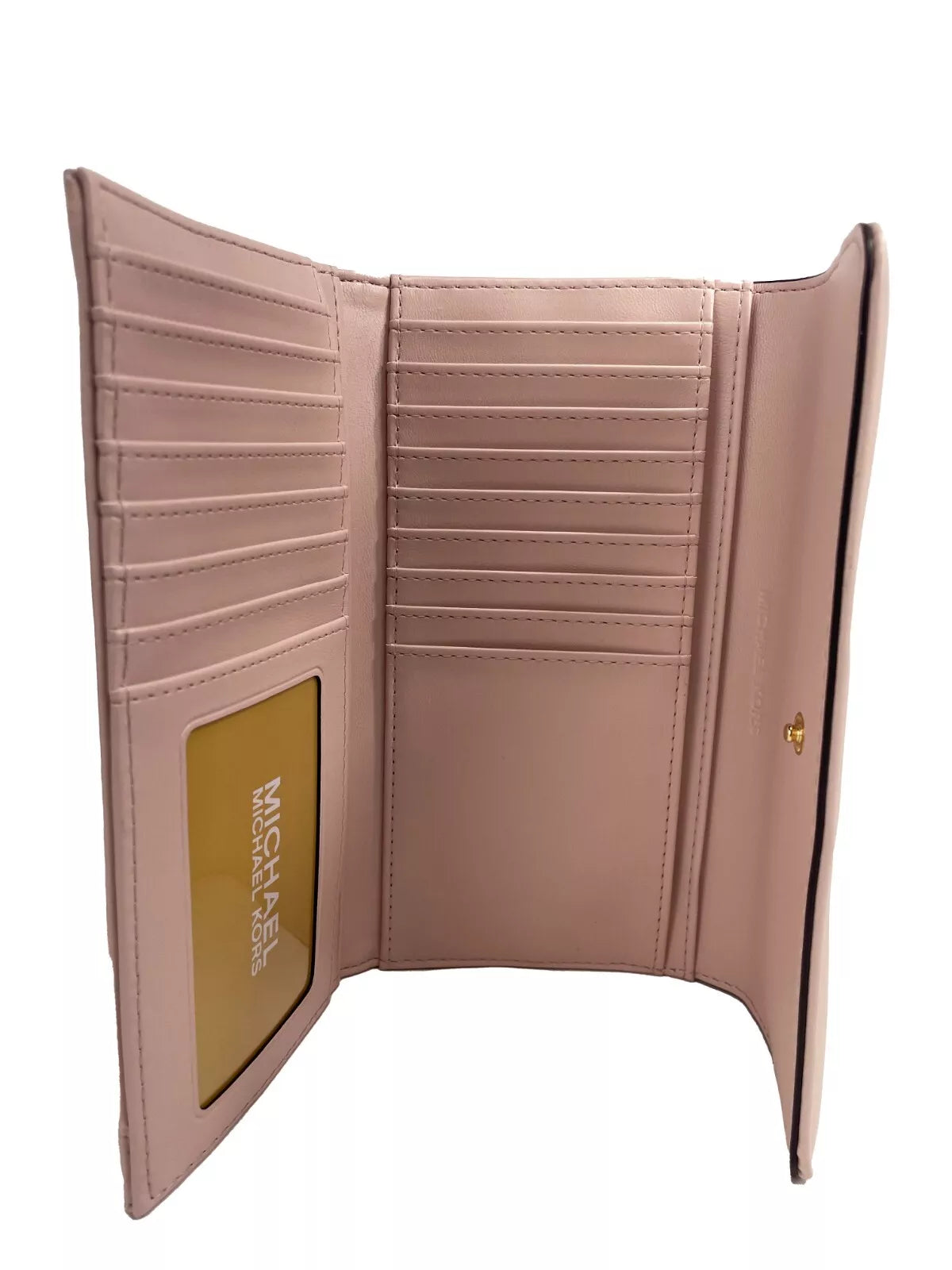 Michael Kors Jet Set Travel Large Quilted Leather Trifold Wallet Powder Blush – par Michael Kors | Disponible sur Sandy Store ByNet