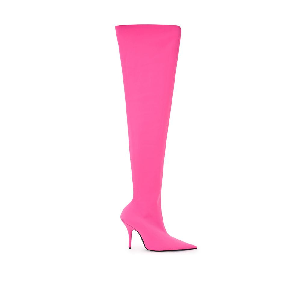 Balenciaga Elegant Pink Polyester Ankle Boots – EU39/US8.5 par Balenciaga | Disponible sur Sandy Store ByNet