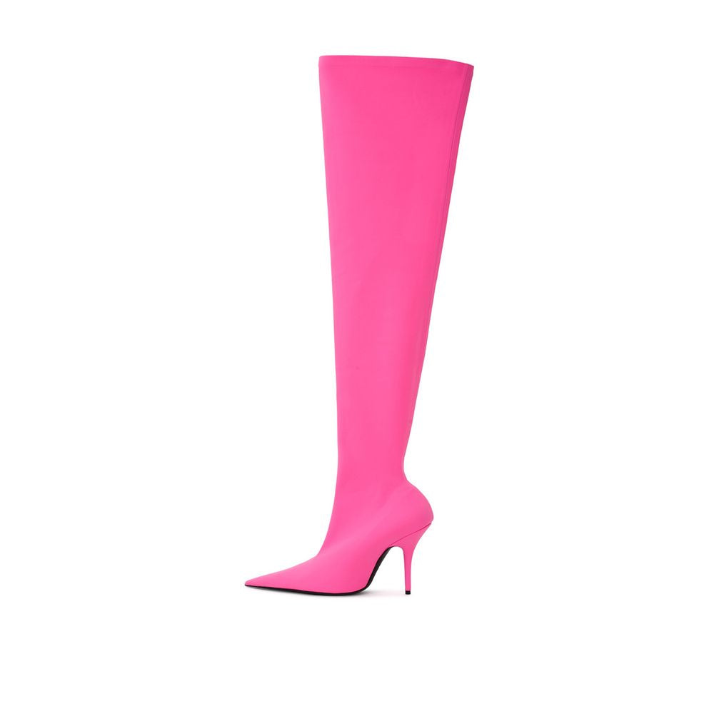 Balenciaga Elegant Pink Polyester Ankle Boots – EU39/US8.5 par Balenciaga | Disponible sur Sandy Store ByNet