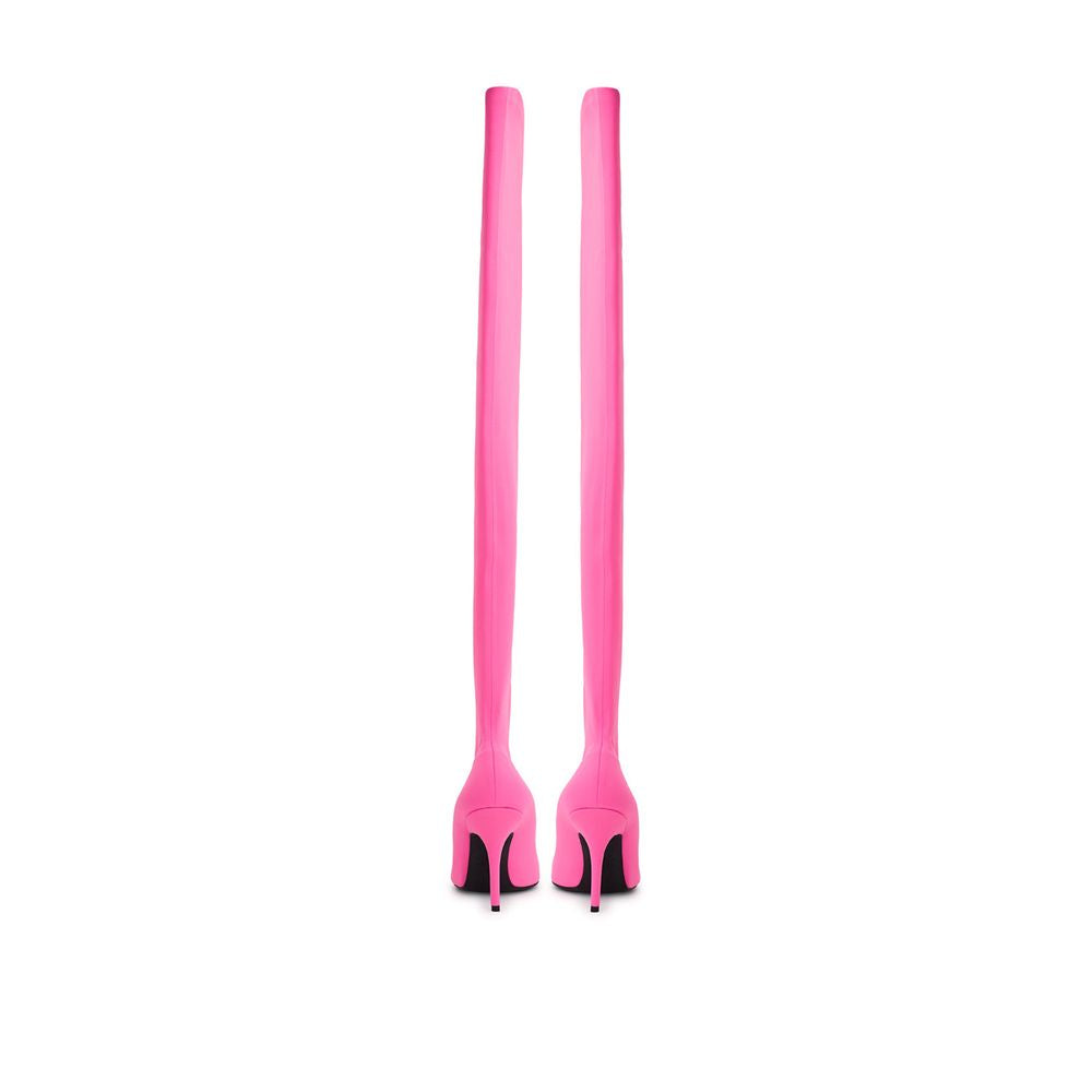 Balenciaga Elegant Pink Polyester Ankle Boots – EU39/US8.5 par Balenciaga | Disponible sur Sandy Store ByNet
