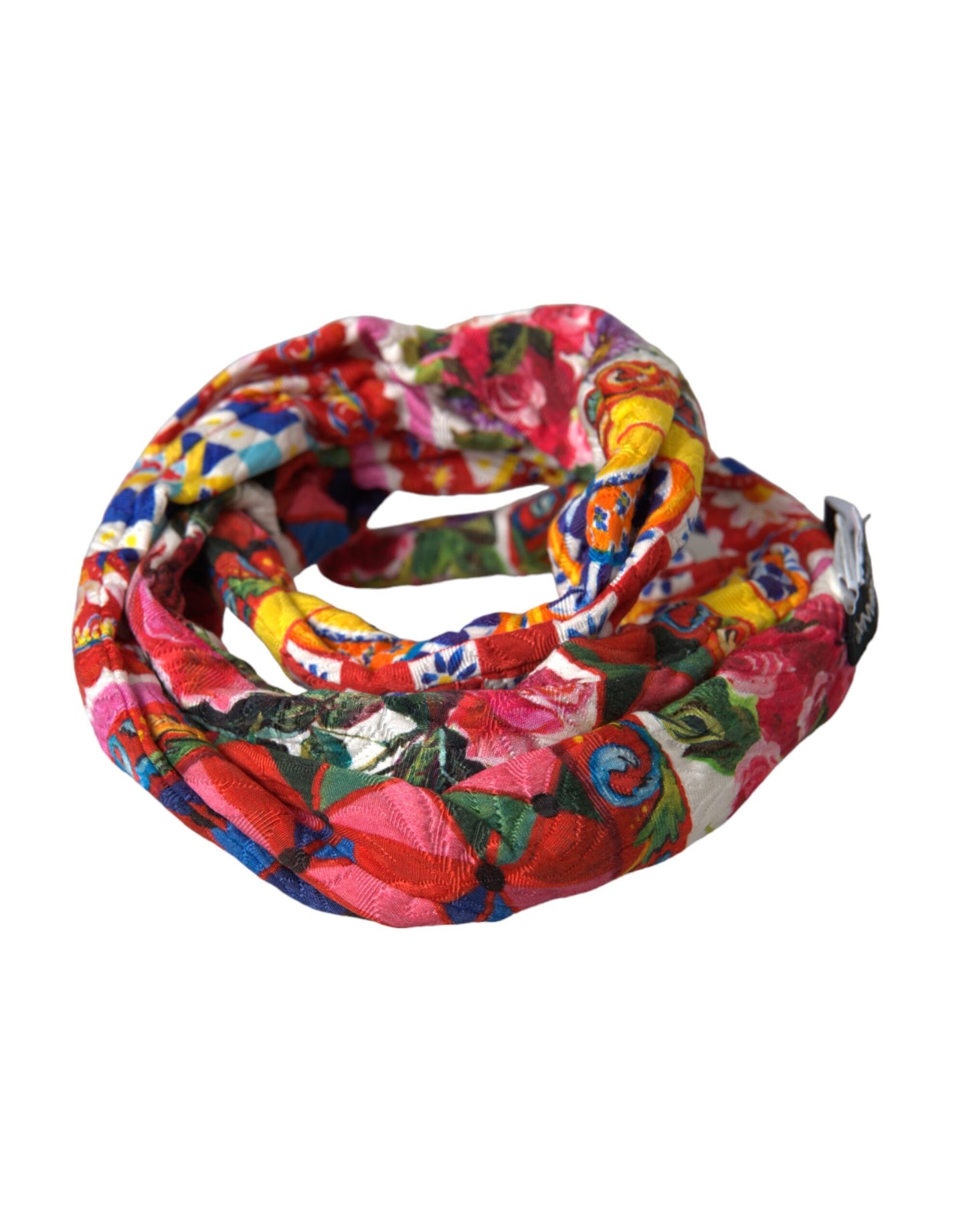Dolce & Gabbana Cinturón con estampado Carretto multicolor