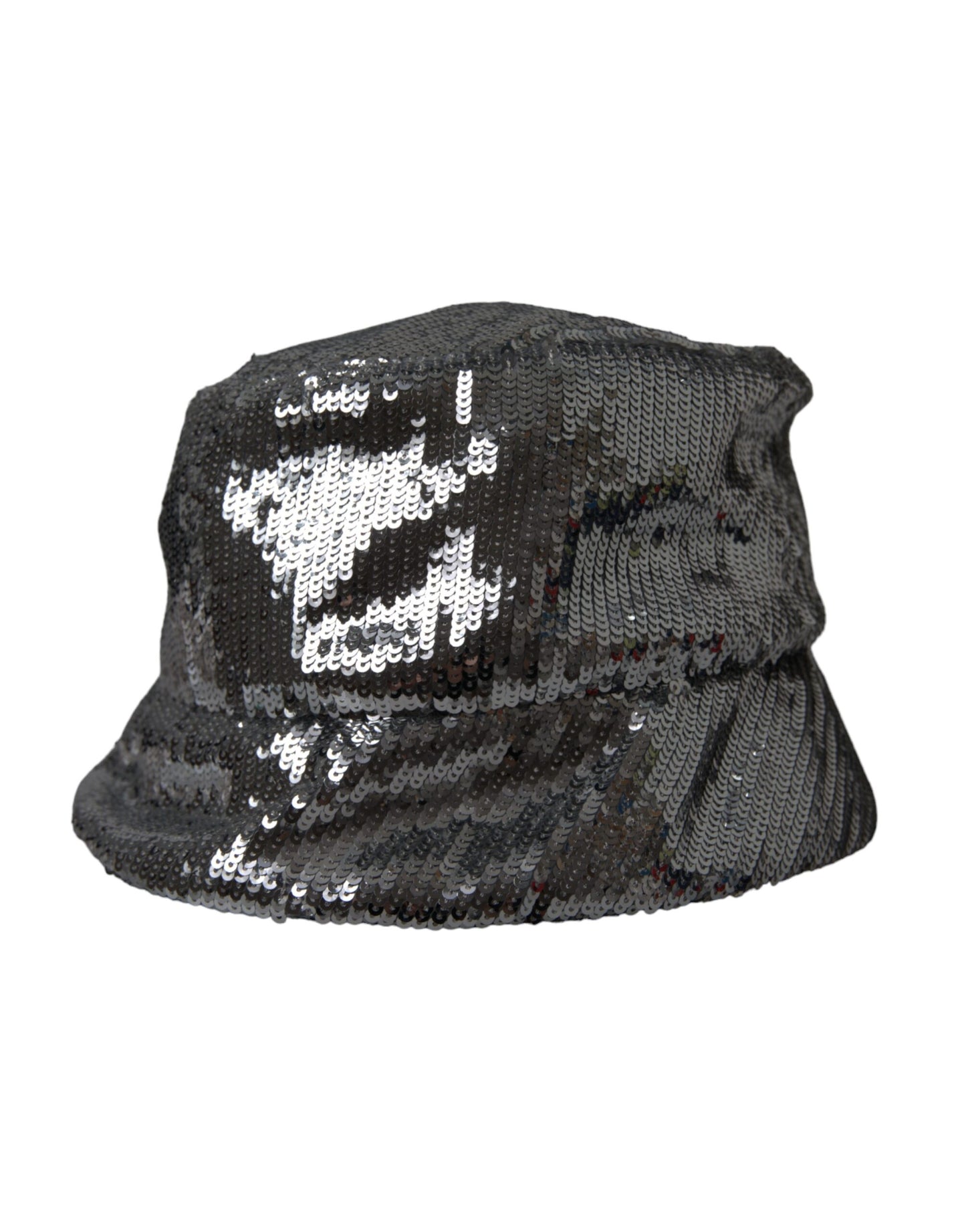 Dolce & Gabbana Gorro De Pescador De Nylon Con Lentejuelas Plateadas Hombre
