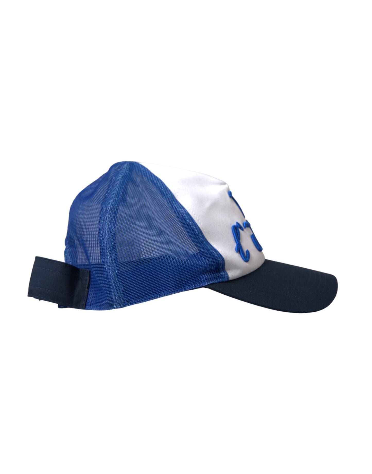 Dolce & Gabbana Gorra de béisbol de malla Italia azul blanco negro