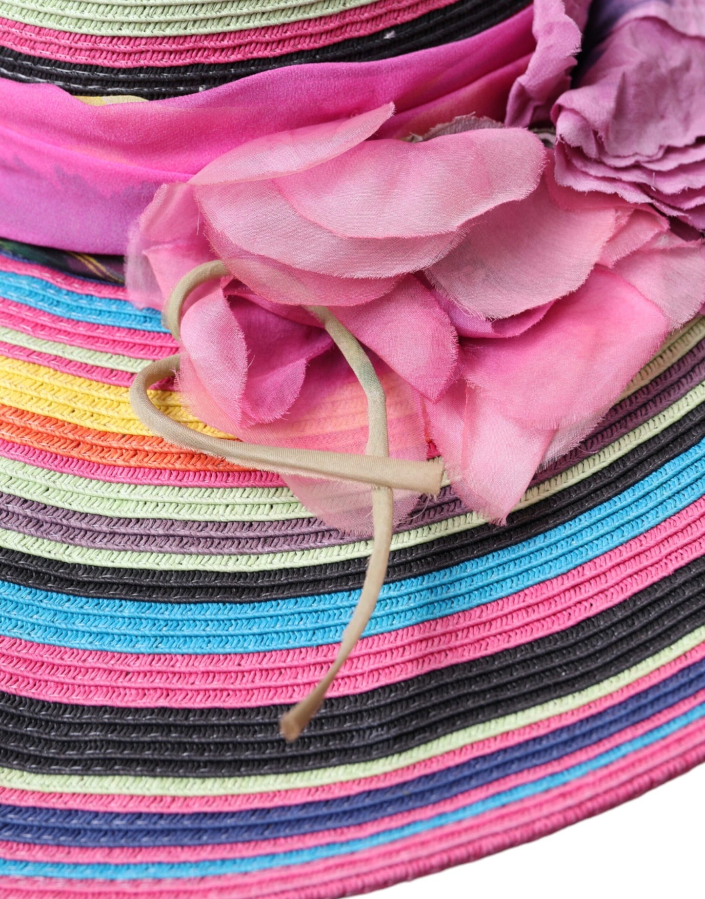 Dolce & Gabbana Sombrero flexible de ala ancha fantasía multicolor