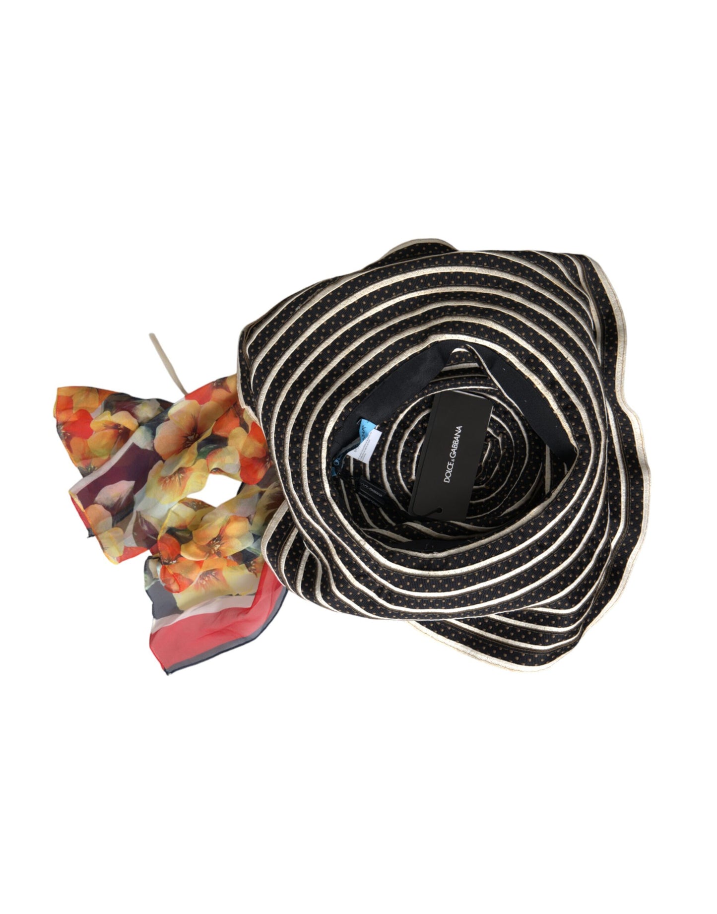 Dolce & Gabbana Sombrero flexible de ala ancha fantasía multicolor