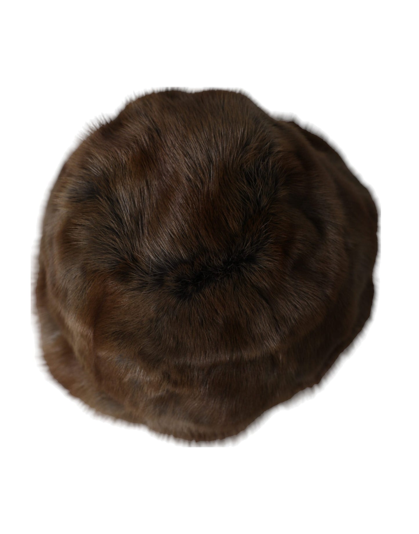 Gorro De Cachemira Mujer Dolce & Gabbana Brown Weasel Fur