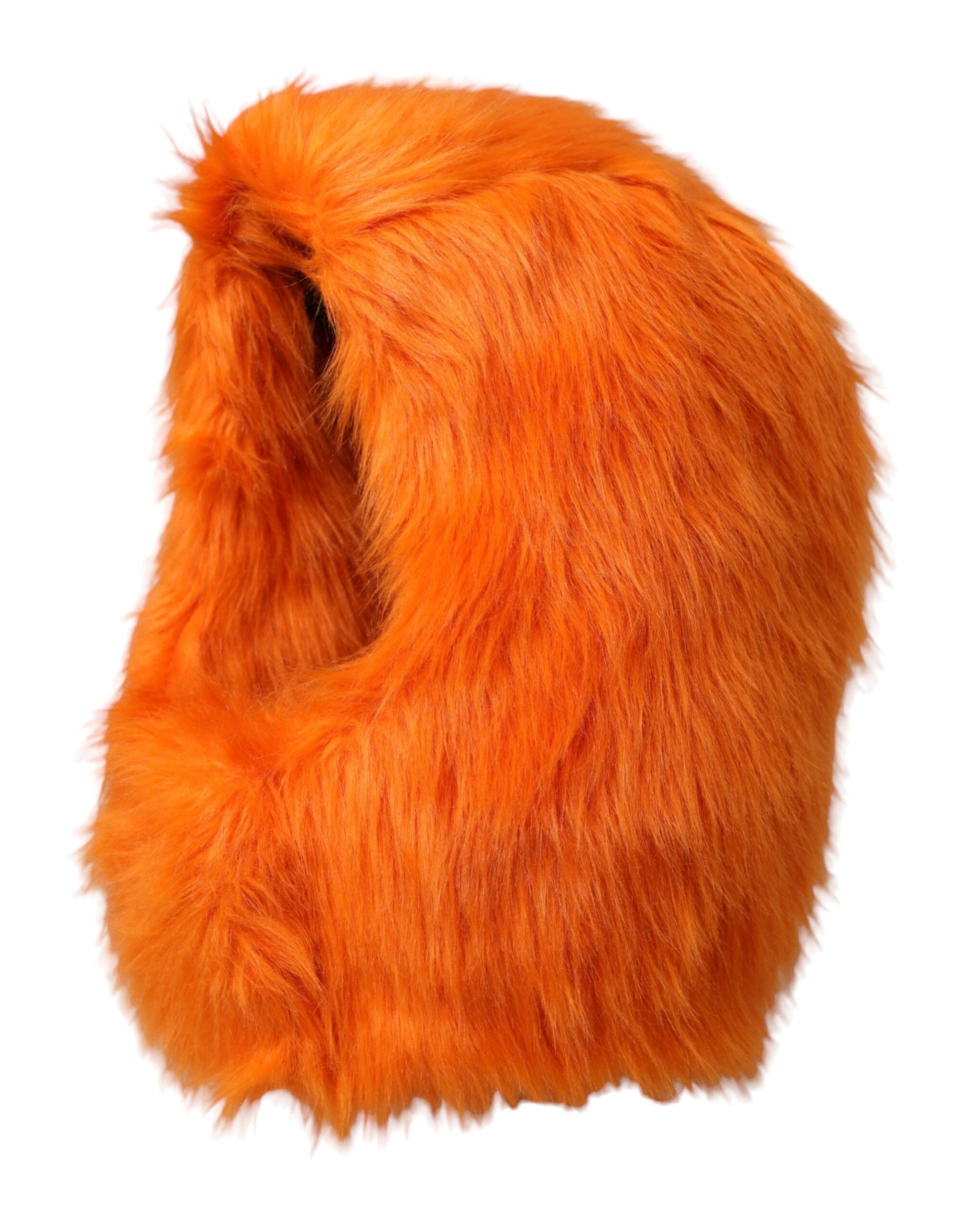 Dolce & Gabbana Gorro cruzado de piel sintética naranja