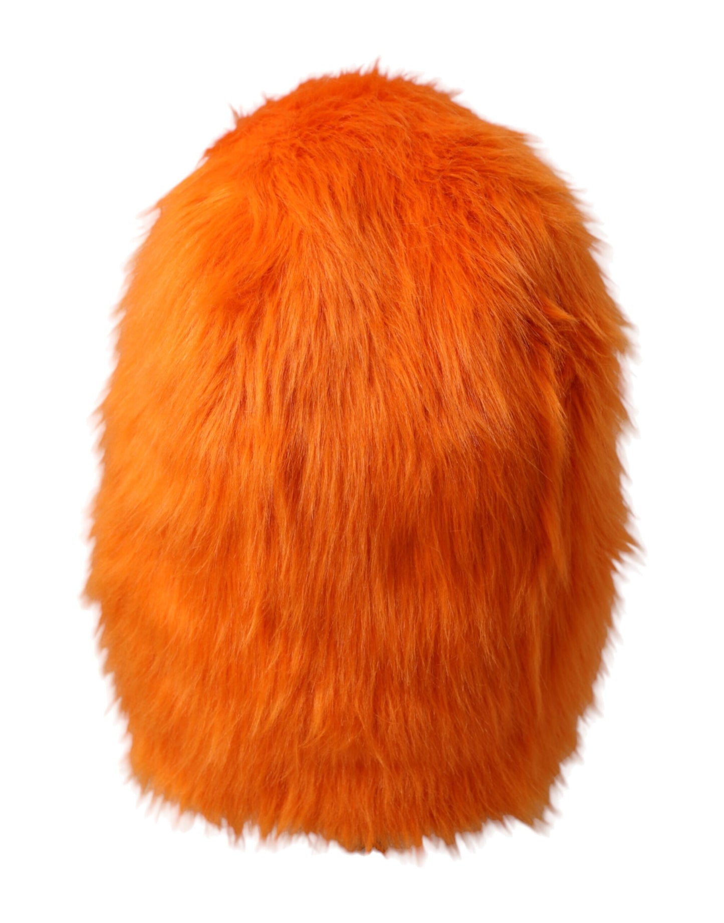 Dolce & Gabbana Gorro cruzado de piel sintética naranja